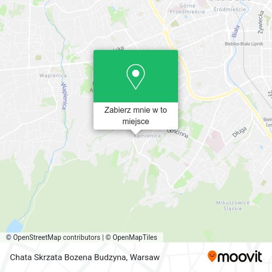 Mapa Chata Skrzata Bozena Budzyna