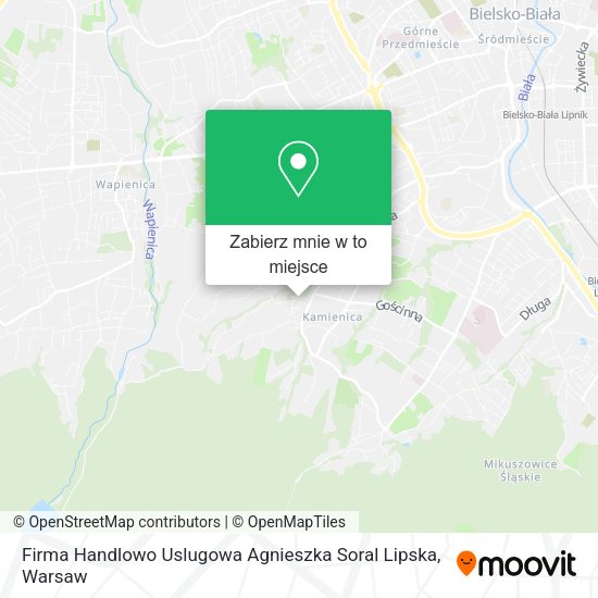 Mapa Firma Handlowo Uslugowa Agnieszka Soral Lipska