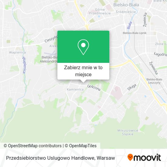 Mapa Przedsiebiorstwo Uslugowo Handlowe