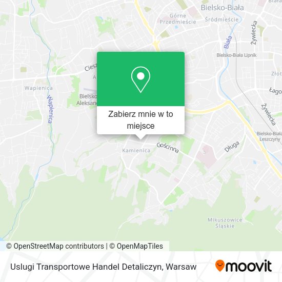 Mapa Uslugi Transportowe Handel Detaliczyn