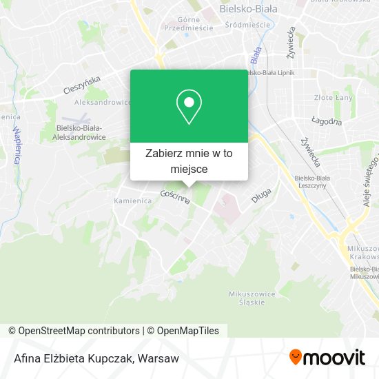 Mapa Afina Elżbieta Kupczak