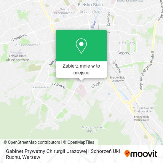 Mapa Gabinet Prywatny Chirurgii Urazowej i Schorzeń Ukł Ruchu