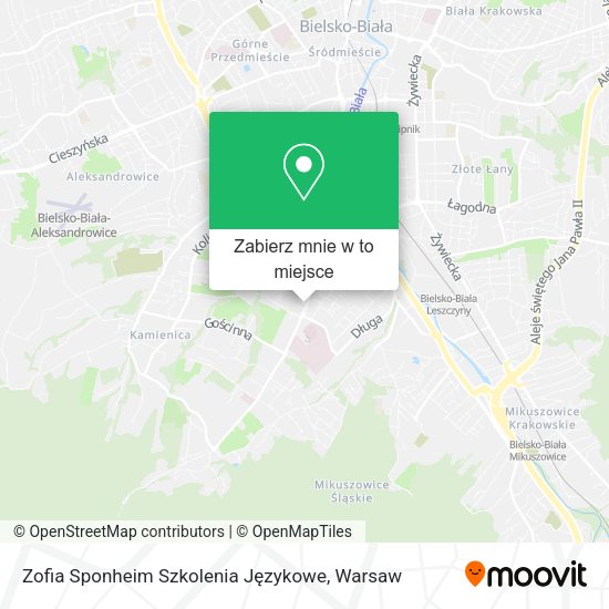 Mapa Zofia Sponheim Szkolenia Językowe