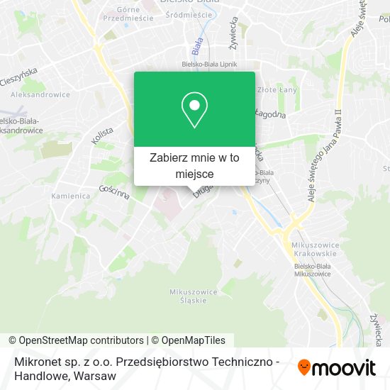 Mapa Mikronet sp. z o.o. Przedsiębiorstwo Techniczno - Handlowe