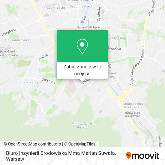 Mapa Biuro Inzynierii Srodowiska Mma Marian Suwała