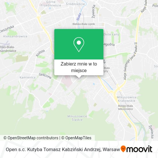 Mapa Open s.c. Kutyba Tomasz Kabziński Andrzej