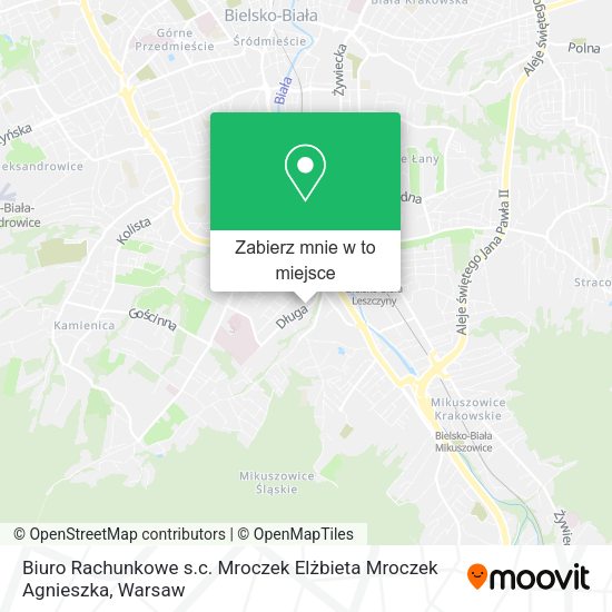 Mapa Biuro Rachunkowe s.c. Mroczek Elżbieta Mroczek Agnieszka