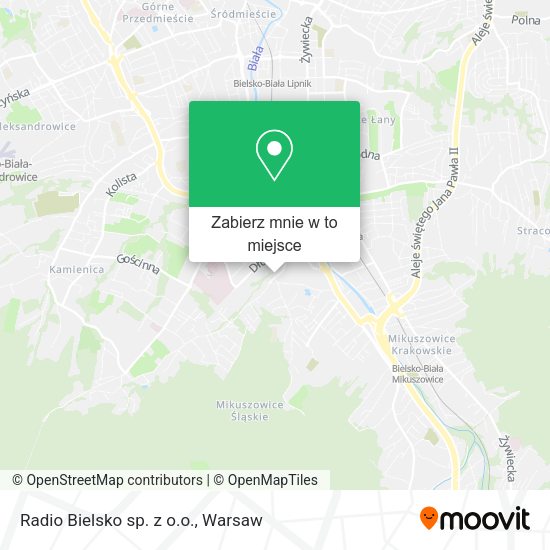 Mapa Radio Bielsko sp. z o.o.