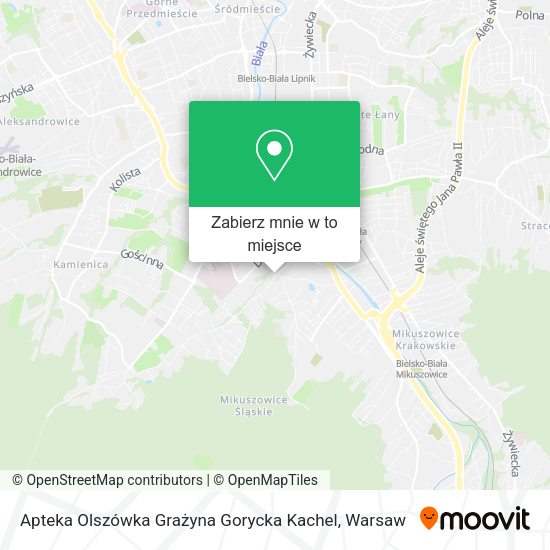 Mapa Apteka Olszówka Grażyna Gorycka Kachel