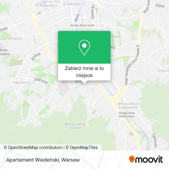 Mapa Apartament Wiedeński