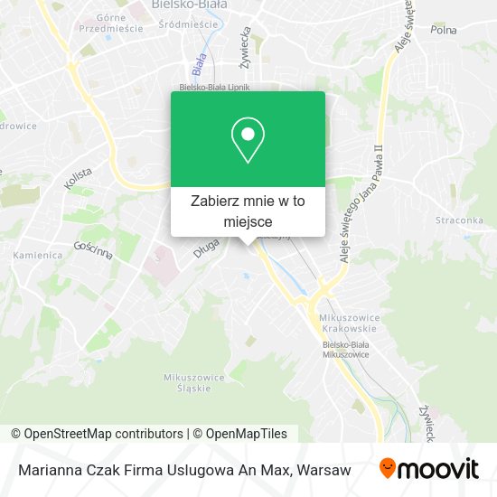 Mapa Marianna Czak Firma Uslugowa An Max