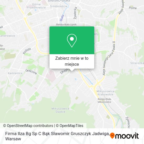 Mapa Firma Ilza Bg Sp C Bąk Sławomir Gruszczyk Jadwiga