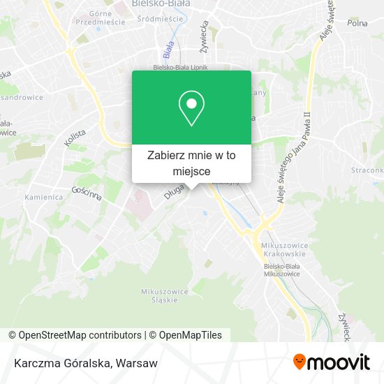 Mapa Karczma Góralska