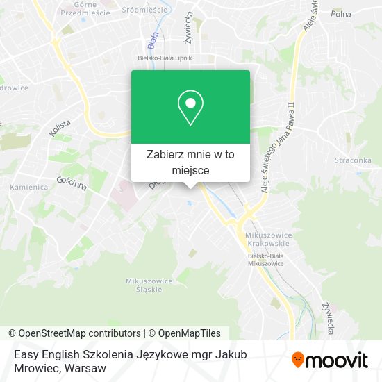 Mapa Easy English Szkolenia Językowe mgr Jakub Mrowiec