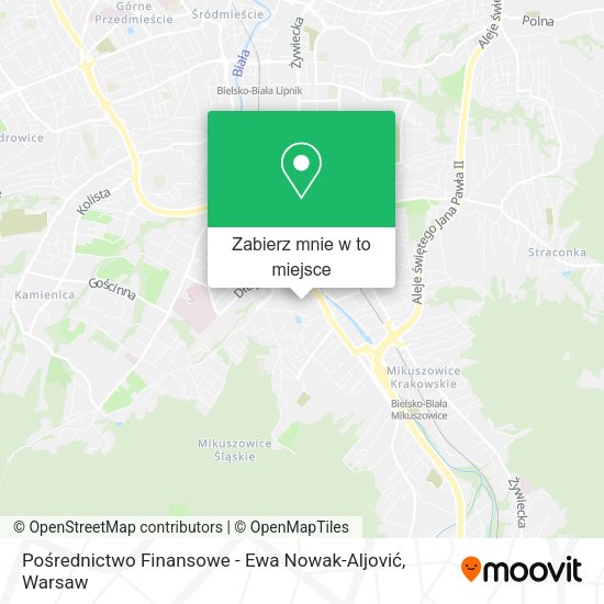 Mapa Pośrednictwo Finansowe - Ewa Nowak-Aljović