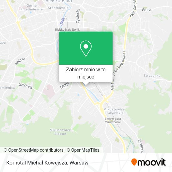 Mapa Komstal Michał Kowejsza