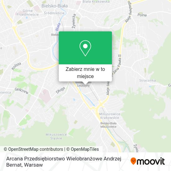 Mapa Arcana Przedsiębiorstwo Wielobranżowe Andrzej Bernat