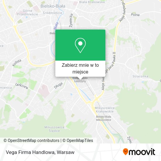 Mapa Vega Firma Handlowa