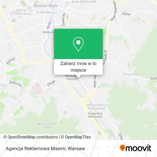 Mapa Agencja Reklamowa Maxim