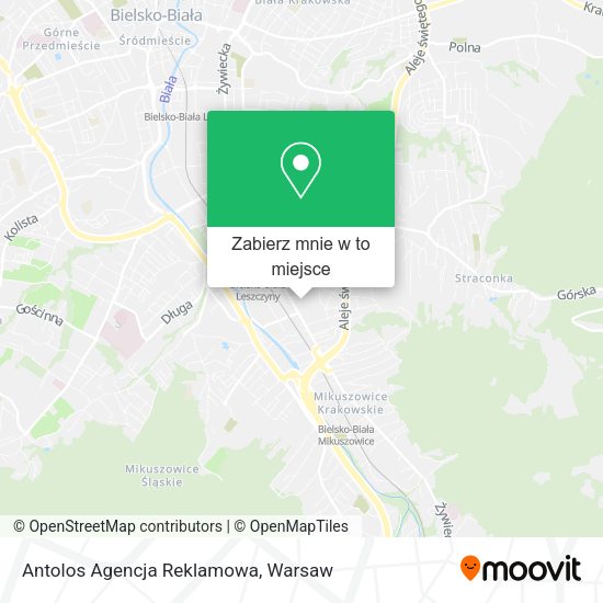 Mapa Antolos Agencja Reklamowa