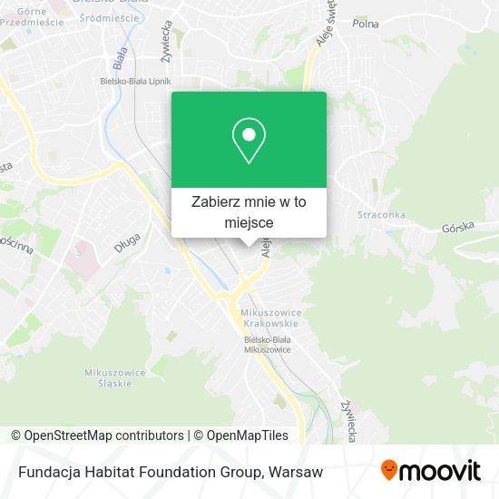 Mapa Fundacja Habitat Foundation Group