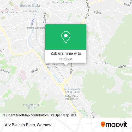 Mapa Atv Bielsko Biala