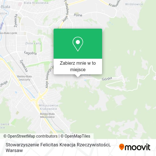 Mapa Stowarzyszenie Felicitas Kreacja Rzeczywistości