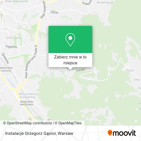 Mapa Instalacje Grzegorz Gąsior