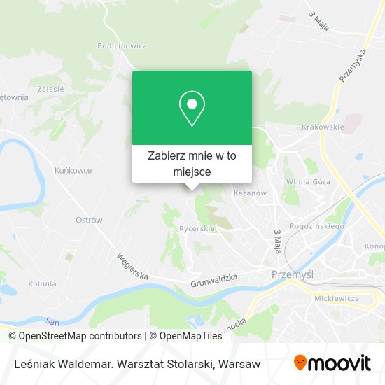 Mapa Leśniak Waldemar. Warsztat Stolarski