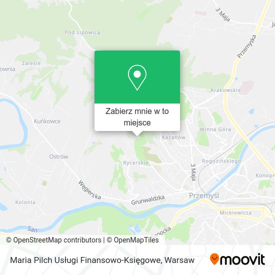 Mapa Maria Pilch Usługi Finansowo-Księgowe