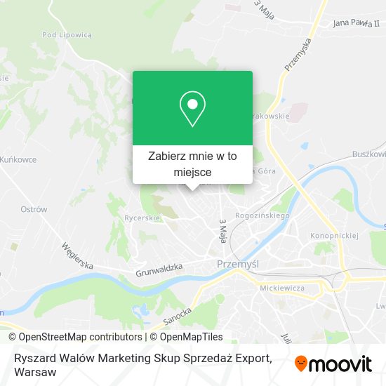 Mapa Ryszard Walów Marketing Skup Sprzedaż Export