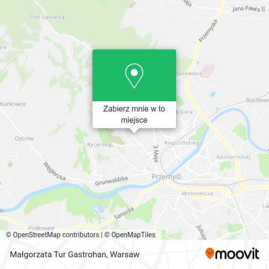 Mapa Małgorzata Tur Gastrohan