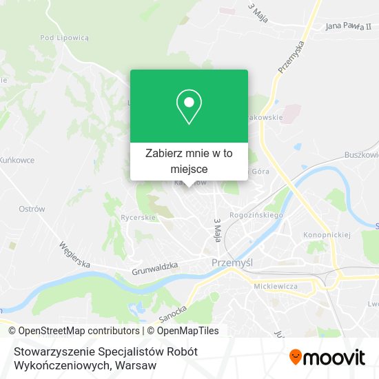 Mapa Stowarzyszenie Specjalistów Robót Wykończeniowych