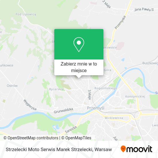 Mapa Strzelecki Moto Serwis Marek Strzelecki