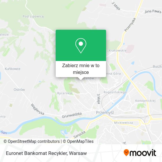 Mapa Euronet Bankomat Recykler