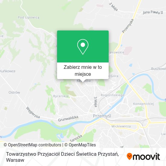 Mapa Towarzystwo Przyjaciół Dzieci Świetlica Przystań