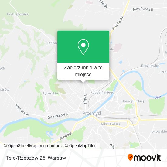 Mapa Ts o/Rzeszow 25