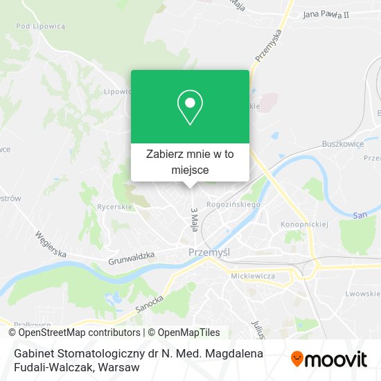 Mapa Gabinet Stomatologiczny dr N. Med. Magdalena Fudali-Walczak