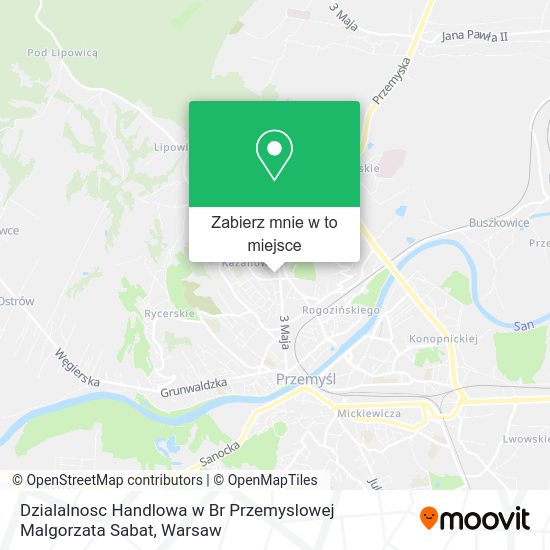 Mapa Dzialalnosc Handlowa w Br Przemyslowej Malgorzata Sabat