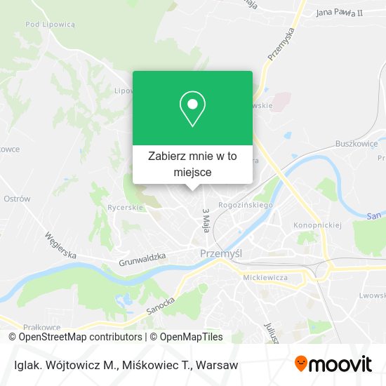 Mapa Iglak. Wójtowicz M., Miśkowiec T.