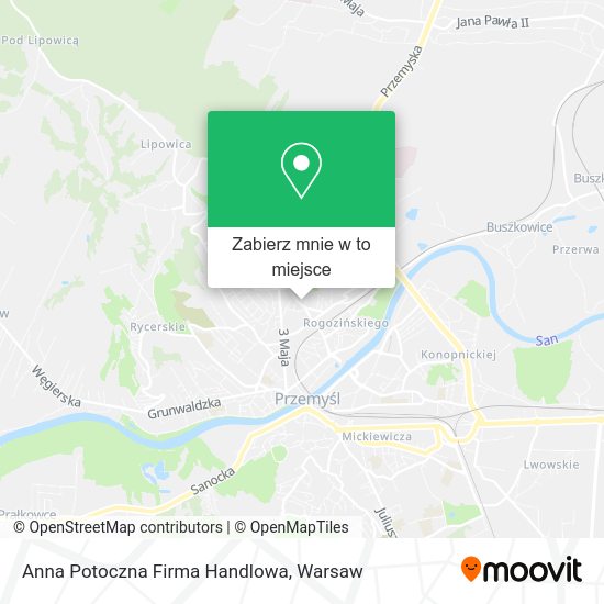 Mapa Anna Potoczna Firma Handlowa