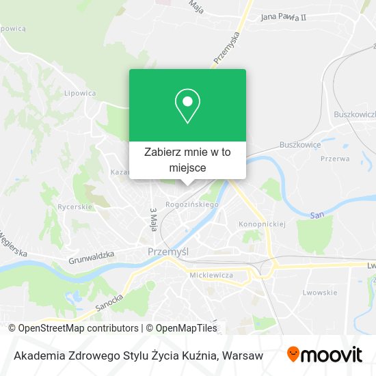 Mapa Akademia Zdrowego Stylu Życia Kuźnia