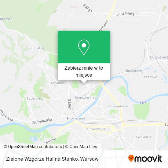 Mapa Zielone Wzgorze Halina Stanko