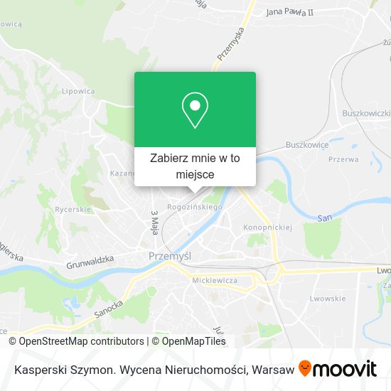 Mapa Kasperski Szymon. Wycena Nieruchomości