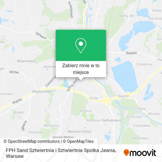 Mapa FPH Sand Sztwiertnia i Sztwiertnia Spolka Jawna