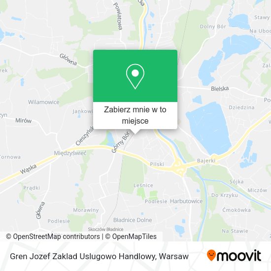 Mapa Gren Jozef Zaklad Uslugowo Handlowy