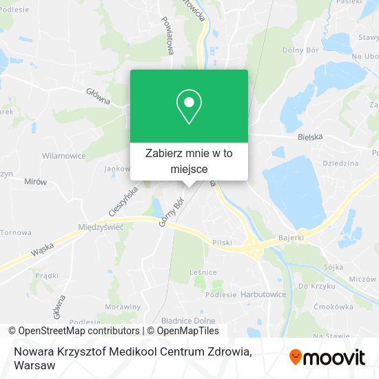 Mapa Nowara Krzysztof Medikool Centrum Zdrowia