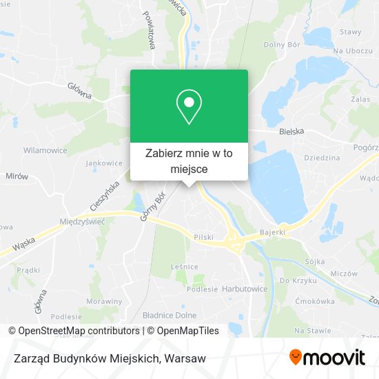 Mapa Zarząd Budynków Miejskich