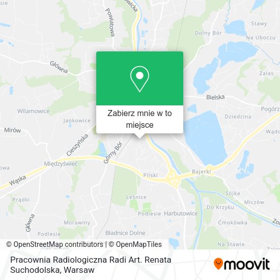 Mapa Pracownia Radiologiczna Radi Art. Renata Suchodolska