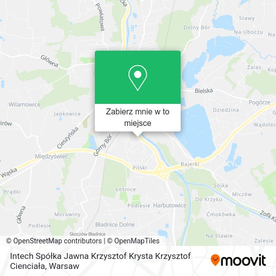 Mapa Intech Spółka Jawna Krzysztof Krysta Krzysztof Cienciała